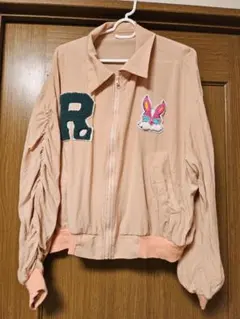 Alley by w closet うさぎワッペン付き ピンク ブルゾンのサムネイル