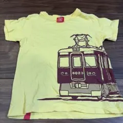 阪急電鉄✖️OJICO 阪急電車プリント Tシャツ 10A イエロー