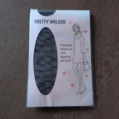 PRETTY WALKER M-L タイツ 新品 ヒョウ柄