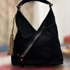 ブラックkipling ナイロンショルダーバッグ