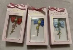 セーラームーン リボンチャーム 3個