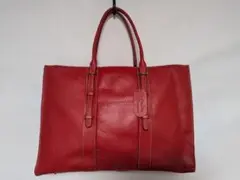Lou Lou Bourgeon レディース レザーバッグ　レッド