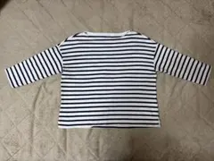 無印良品　七分袖ボーダーＴシャツ　レディースXS〜S
