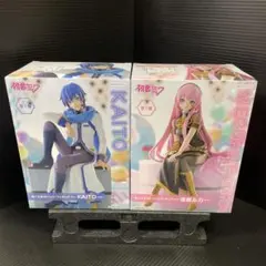 KAITO 巡音ルカ　ぬーどるストッパーフィギュア