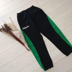 ATHLETA ピステパンツ 黒/緑　140cm