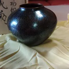 丹波焼 窯変花入 徳利形 花瓶 共箱付き - メルカリ