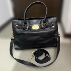 マイケルコース 2way トートバッグ ショルダーバッグ レザー ゴールド金具