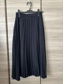 【美品】ストラサテンロングプリーツスカート