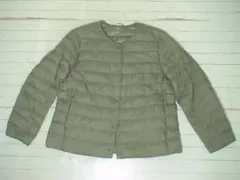 105618　ユニクロ　パフテック　中綿ジャケット　モスグリーン　3XL