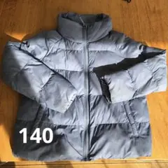 UNIQLO 中綿ブルゾン140サイズ ブルーグレー