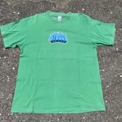old stussy 90-00s グラフィックTシャツ　銀タグ　usa製