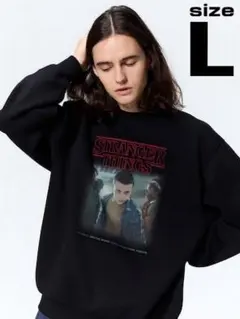 【新品未使用】GU × Stranger Things　ヘビーウェイトスウェット