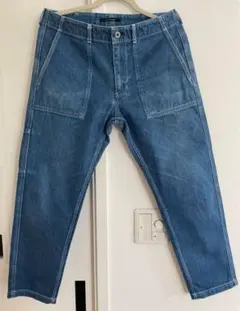 URBAN RESEARCH DOORS ワイドデニムパンツ テーパード