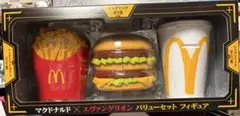 マクドナルド エヴァンゲリオン コラボ フィギュアセット 袋付