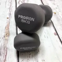 PROIRON ラバーコーティング ヘキサゴンダンベル 5kg 2個セットのサムネイル