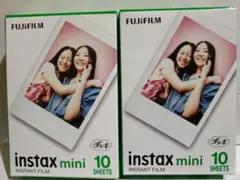 FUJIFILM instax mini インスタントフィルム 10枚入 2箱