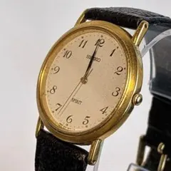 並品 稼働品 SEIKO セイコー 腕時計 クォーツ レザーベルト