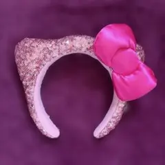 ユニバ キティー カチューシャ ピンク