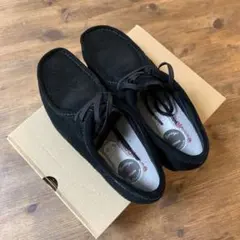 【Clarks】Wallabee GTX（スエード・黒）（箱等付き）のサムネイル