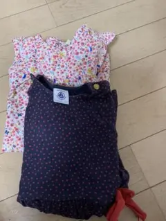 プチバトーワンピース 18m(81cm)2点セット