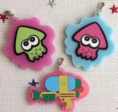 スプラトゥーン　ストラップセット　3個