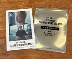 BE:FIRST 映画　入場特典　フォト風カード　SHUNTO シュント　第一段
