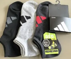 長持ち設計破れにくい‼︎ 丈夫　adidasソックス　３足242526cm 新品