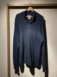 ハーフジップセーター