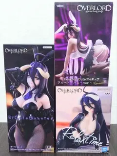 【３種セット】オーバーロード アルベド プライズフィギュア３種セット