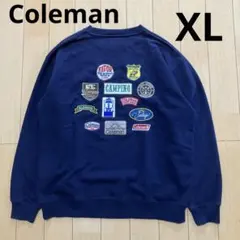 コールマン　Coleman トレーナー　スウェット　ネイビー　XLのサムネイル