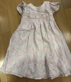 花柄 半袖ワンピース 100cm petit main