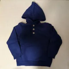 タグ付新品未使用　ネイビー フード付きセーター　5T