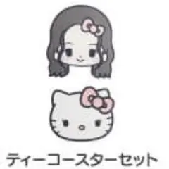 キティ　BLACKPINK ジス　ティーコースター　JISSO kitty 韓国