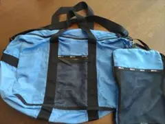 LeSportsac 青 折りたたみボストンバッグ