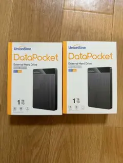 新品 UnionSine DataPocket 1TB HDD 本体 新品 UnionSine DataPocket 1TB HDD 本体 2個 - メルカリ