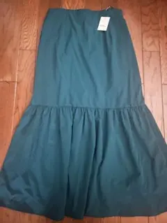 earth music＆ecology ロングスカート 緑　★新品未使用