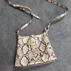 パイソン柄ショルダーバッグ　最終価格