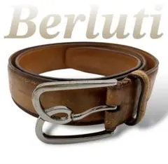 ✨極希少✨ベルルッティ　ボリュート　リバーシブル　ベルト　カリグラフィー　メンズ Berluti】ベルルッティ『B ボリュート リバーシブル レザー
