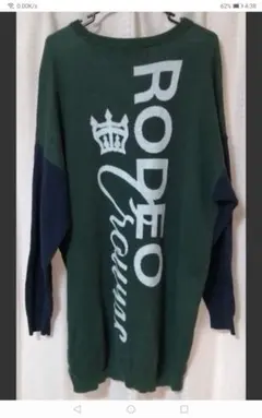 RODEO CROWNS 長袖ニット セーター ロング丈 フリーサイズ