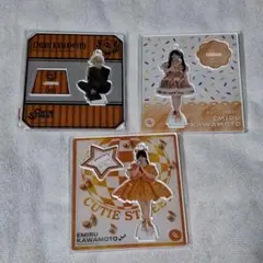 CUTIE STREET 川本笑瑠 アクリルスタンド 3種