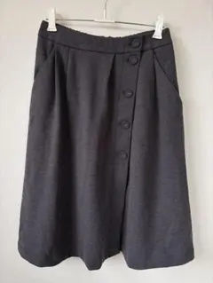 mysty woman チャコールグレー　スカート　F