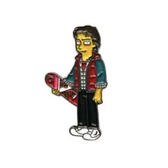 【マーティ/シンプソンズ】バックトゥーザフューチャー⚫︎ピンバッジ⚫︎