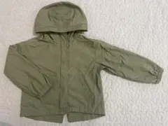 ディスコート　ミニ　ジャケット　パーカー　薄手　100 110 カーキ　長袖