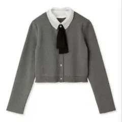 CELFORD デタッチャブル総針カーディガン 0サイズ グレー