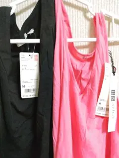 《再出品》UNIQLO　size　М　タンクトップ2枚セット…未使用