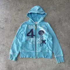ディーゼルキッズ　デザイン　ジップ　パーカー　XS