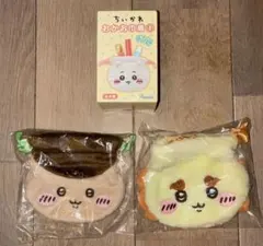 ちいかわ おかお巾着 くりまんじゅう シーサー 2点