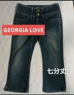 GEORGEA LOVE ストレート デニム　ショージアラブ ジーンズ　y2k