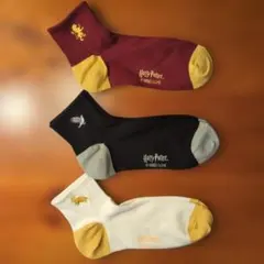 GU ハリー・ポッター ソックス 3足セット 25-27cm 靴下