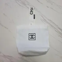 CHANEL】ノベルティ リボンミニトートバッグ 白 海外DFSノベルティ
